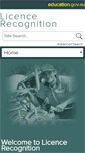 Mobile Screenshot of licencerecognition.gov.au